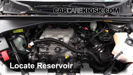 2004 Chevrolet Venture LS 3.4L V6 Líquido limpiaparabrisas Agregar líquido